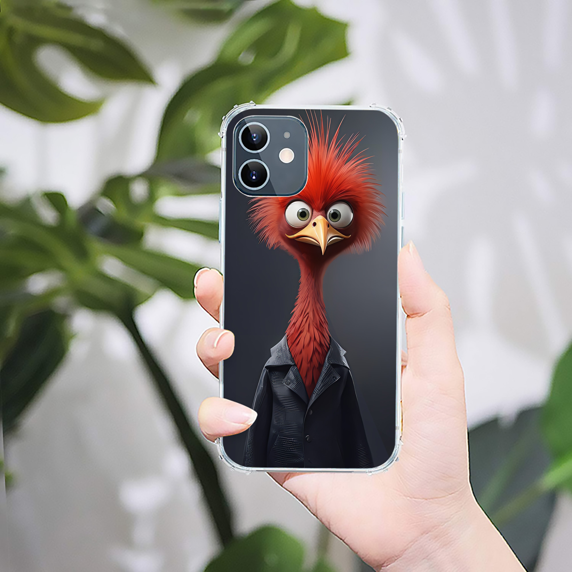 （画像用） Angry Birds アングリーバード 【iPhone 12シリーズ対応】透明スマホケース（クリアソフトケース）
